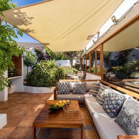"New" Deluxe Designer Villa Infinity, With Panoramic Sea Views,Own Exclusive Heated Private Pool, Subtropical Gardens Tías Dış mekan fotoğraf